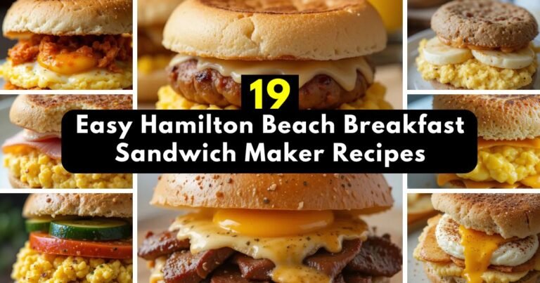 Hamilton Beach Breakfast Sandwich Maker Recipes