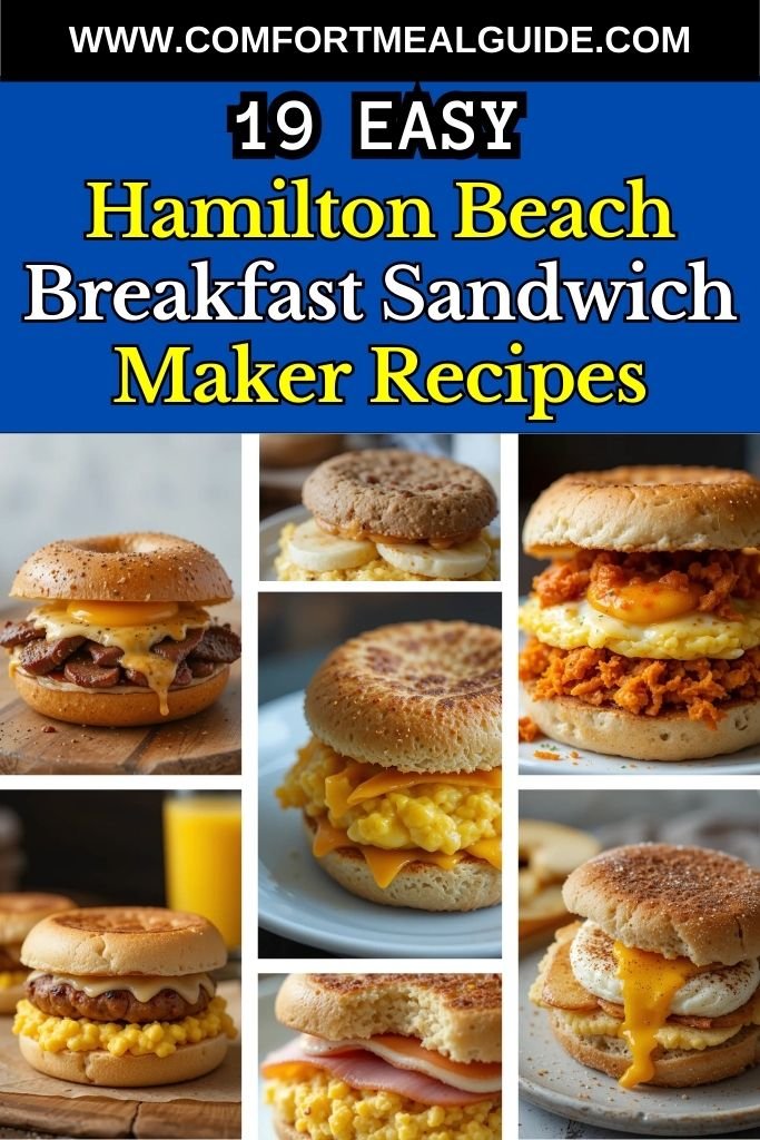 Hamilton Beach Breakfast Sandwich Maker Recipes