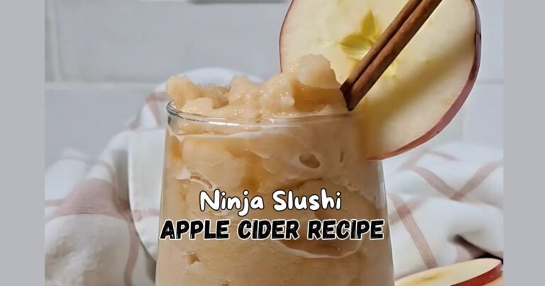 Ninja Slushi Apple Cider Recipe