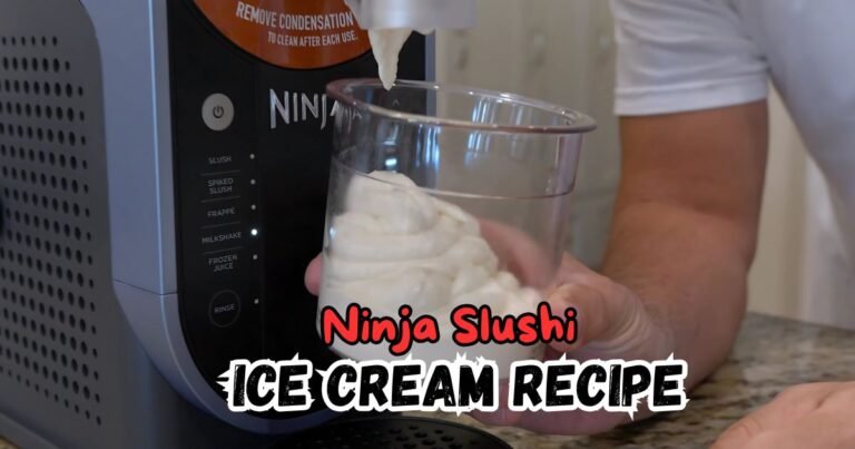 Ninja Slushi Ice Cream Recipe