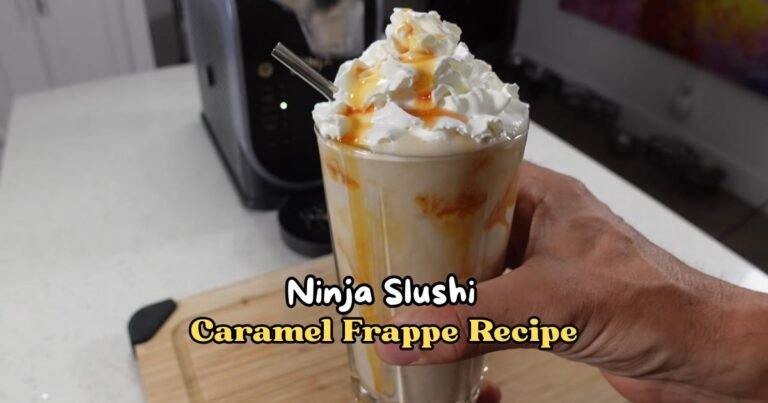 Ninja Slushi Caramel Frappe Recipe